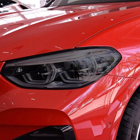 Car Front Light Film for BMW X3 F25 G01 M 2014-2024 2 Pcs Car Headlight Tint Black Protective Film Vinyl Protection Transparent TPU Sticker in Kuwait