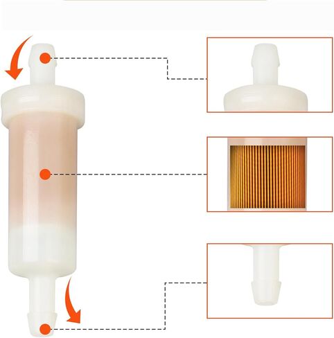 5/16 Inline 2530008 Fuel Filter for Mer-cury 35-816296-4 816296Q2 Quick Silver Sea Doo 275000051 275000262 For Sierra 18-7830 0398327 30-200HP Outboard Engine in Saudi Arabia