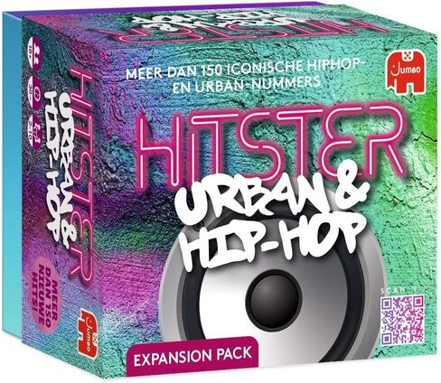 Hitster Expansion Pack, Urban & Hip Hop – Music Party Board Game for Adults, Card Game, Music Quiz – 150+ R&B & Rap Songs – Parties, Family & Friends Game Nights – 2 to 10 Players (NL) in Saudi Arabia