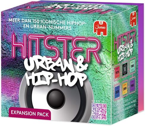 Hitster Expansion Pack, Urban & Hip Hop – Music Party Board Game for Adults, Card Game, Music Quiz – 150+ R&B & Rap Songs – Parties, Family & Friends Game Nights – 2 to 10 Players (NL) in Saudi Arabia
