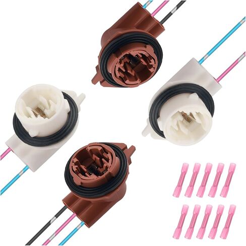 4PCS 3156 & 3157 Bulb Socket Kit with Pre-Wired Harness,OEM#LS94,LS92 Turn Signal Socket/Tail Light Sockets Replacement,Brake Light Sockets Compatible with Cadillac Chevrolet GMC in Saudi Arabia