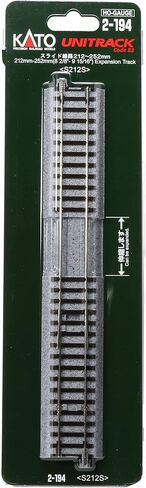 KATO HO Gauge HO Unitrack Sliding Track 8.3 - 10.0 inches (212 - 252 mm) 2-194 Model Railway Supplies in Kuwait