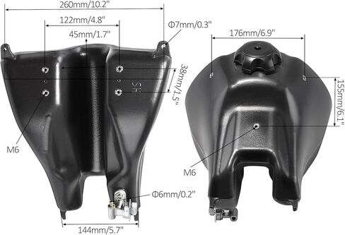 CRF70 XR70 البلاستيك الحاجز Fairings مع مجموعة مسامير تثبيت الجسم البلاستيكية، خزان غاز الوقود، مقعد للدراجة الترابية Thumpstar Pitpro Atomic Offroad Motorcycle 140cc 150cc 160cc 200cc 250cc (أسود) in Kuwait