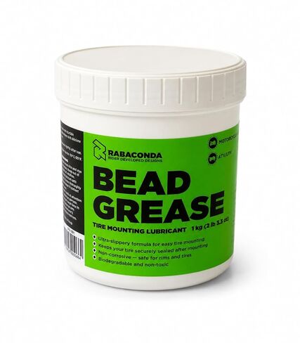 Rabaconda Tire Mounting Bead Grease 1kg – Tire Lubricant Paste for Easier Mounting & Demounting – Helps Protect Tire Beads and Rims During Tire Changes in Saudi Arabia