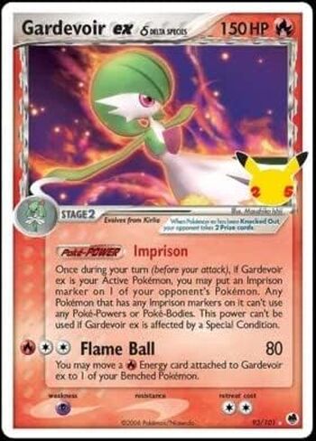 Pokemon - Gardevoir ex - 93/101 - Celebrations Classic Collection in Kuwait