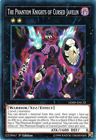 Yu-Gi-Oh! - The Phantom Knights of Cursed Javelin - LEHD-ENC32 - Common - 1st Edition - Legendary Hero Decks - Phantom Knights Deck in Kuwait