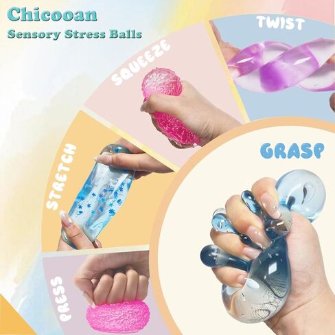 4 Pack Squishy Toys Soft Ice Cube Diamond Stress Sugar Balls Slow Rising Sensory Fidget Toys for Anxiety Relief Birthday Gifts Party Favors in Saudi Arabia