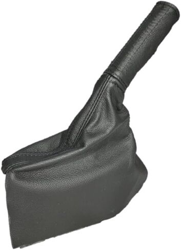 Leather Parking Brake Boot Cover in Black Stitch Compatible with Subaru Forester 2009 2010 2011 2012 2013 (Made in USA) (Genuine Leather) in Kuwait