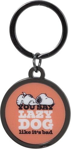 Plasticolor 004631R01 Peanuts Snoopy Lazy Dog Domed Key Chain in Kuwait