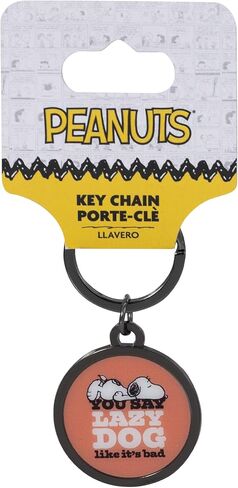 Plasticolor 004631R01 Peanuts Snoopy Lazy Dog Domed Key Chain in Kuwait