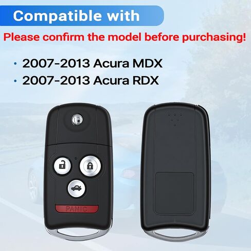Key Fob Fits for Acura MDX RDX 2007 2008 2009 2010 2011 2012 2013 Keyless Entry Remote Control N5F0602A1A 314 Mhz in Saudi Arabia
