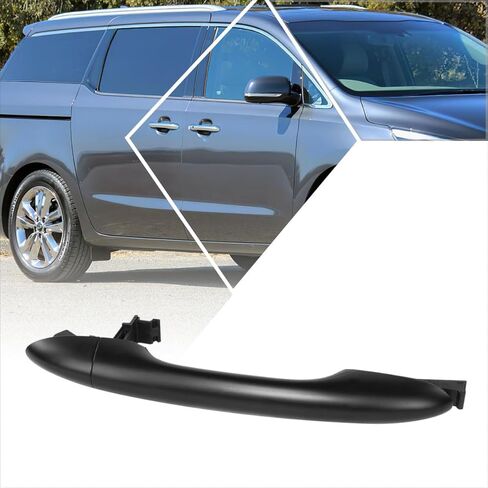 PM PERFORMOTOR Rear Left Driver/Right Pasenger Side Exterior Outer Door Handle Compatible with 15-21 Sedona,Primered Black in Kuwait