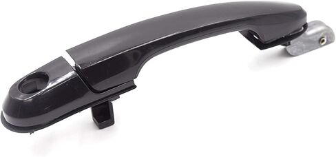 Black Outside Front Passenger Side Replacement Door Handle For Hyundai Tucson 2005-2009 in Saudi Arabia