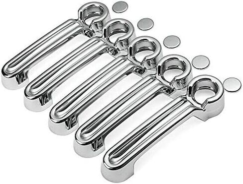7018 Chrome 4 Door + Tailgate Handle Cover for 07-18 Jeep Wrangler / 08-13 Jeep Liberty / 07-12 Dodge Nitro in Kuwait