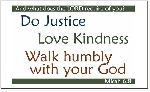 CafePress Micah 6:8 Rectangle Car Bumper Magnet in Kuwait