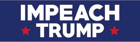 CafePress Impeach Trump Car Magnet 10 X 3 10" x 3", Bumper Magnet in Kuwait