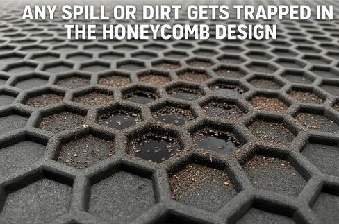 ecoMats All Weather Floor Mats Custom Fit for 2019 to 2026 Volkswagen Jetta, Front and Rear, Safety Locks, Honeycomb Technology Surface, Traps Liquid and Dirt, Easy to Clean, Odorless in Kuwait