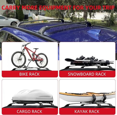 Roof Rack Cross Bars 220lbs for 2023-2026 Honda CR-V CRV & CRV Sport Hybrid, Heavy Duty All-Metal Aluminum Crossbar Luggage Rack for Rooftop Cargo Carrier Bag Kayak Canoe Bike Snowboard Skiboard in Saudi Arabia