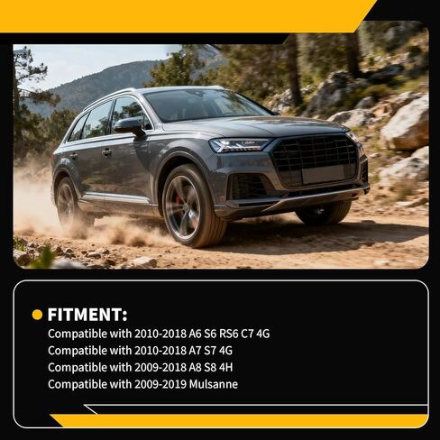 4H0616039 2 قطعة مجموعة دعامات تعليق الصدمات الأمامية الهوائية متوافقة مع A6 A7 S6 S7 RS6 C7 2010-2018 A8 S8 2009-2018 Mulsanne 2009-2019 in Kuwait