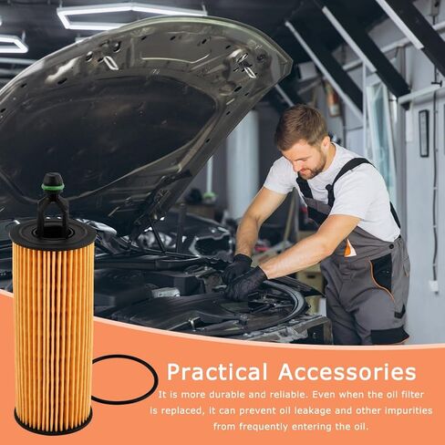 68191349AA Oil Filter 3-Pack, Premium Engine Oil Filter Compatible with Chrysler 200/300/Pacifica,Dodge Challenger/Charger/Durango,Ram 1500/ProMaster 3.6L - Glass Fiber Filtration in Saudi Arabia