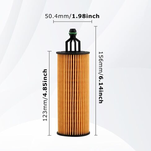 68191349AA Oil Filter 3-Pack, Premium Engine Oil Filter Compatible with Chrysler 200/300/Pacifica,Dodge Challenger/Charger/Durango,Ram 1500/ProMaster 3.6L - Glass Fiber Filtration in Saudi Arabia