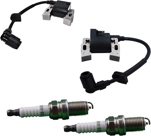 OakTen Ignition Coil Spark Plug Pack compatible with 30500-ZJ1-845, 30500-ZJ1-013 for Honda GX610 GX620 GX670 GXV610 GXV620 GXV670 in Saudi Arabia