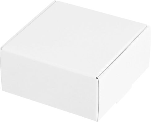 PATIKIL 2.5x2.5x1.2 Paper Soap Box, 20 Pack Homemade Soap Boxes Square Presents Packaging Boxes for Birthday Christmas DIY Craft, White in Kuwait