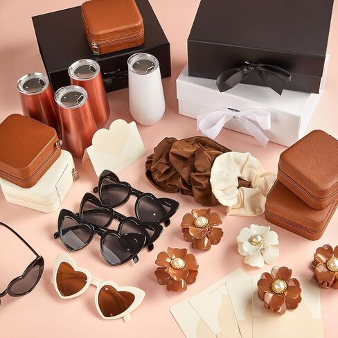 44Pcs Bridesmaid Proposal Gifts Bridesmaid Box Set Will You Be My Bridesmaid Bulk Maid of Honor Gifts with Gift Box Stainless Steel Champagne Tumbler Cards for Bridal Shower Wedding Bachelorette in Kuwait