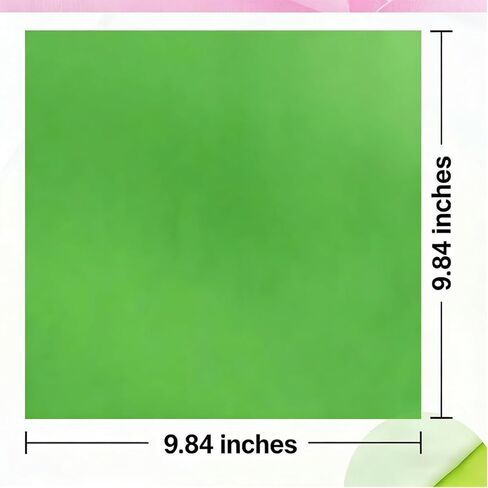 8 Pieces Fresh Green Solid Color Cotton Fabric Bundle, Pre-Cut Quilting Squares, 9.84×9.84 Inches, for DIY Spring Crafts, Kids’ Projects, Home Decor in Kuwait