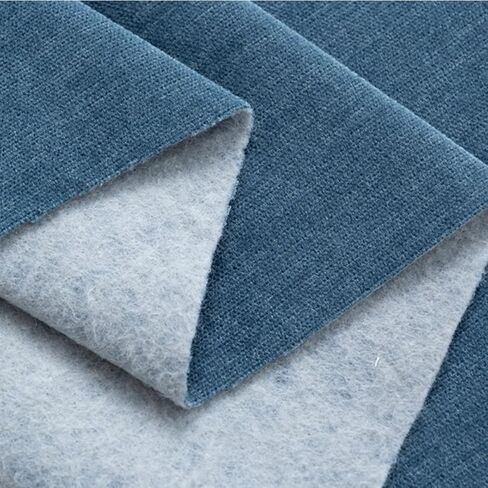 39x58 inches Soft Chenille Fabric for Upholstery, Crisp and Stylish Chenille Upholstery Fabric by the Yard(Cyan) in Saudi Arabia