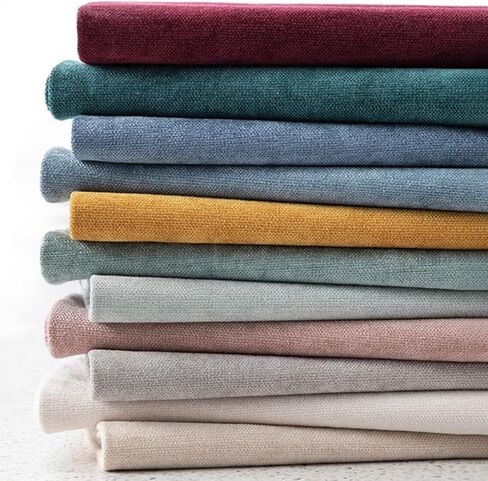 39x58 inches Soft Chenille Fabric for Upholstery, Crisp and Stylish Chenille Upholstery Fabric by the Yard(Cyan) in Saudi Arabia