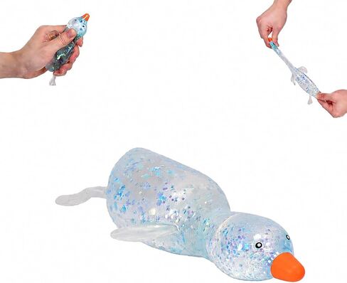 Malt-Sugar Style Duck Squishy for Kids Ages 3+ & Adults, Stretchy Slow-Rebound Squeeze Toy, Fun Sensory Squishy for Hands-On Play(Pink) in Kuwait