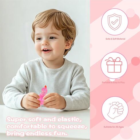 Malt-Sugar Style Duck Squishy for Kids Ages 3+ & Adults, Stretchy Slow-Rebound Squeeze Toy, Fun Sensory Squishy for Hands-On Play(Pink) in Kuwait