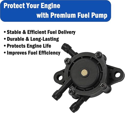 Fuel Pump Compatible with Predator 212 Mini Bike Fuel Pump, Kawasaki FH481V, B&S 10HP 17.5 HP 23HP 24HP,Husqvarna YTH22V46 YTH2448,John Deere GT2325 L118,Kohler 24 393 04-S, 808656 691034 in Saudi Arabia