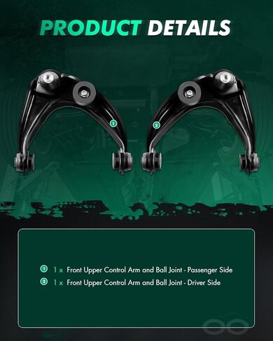 SCITOO 2pcs Suspension Kit Front Upper Control Arms w/Ball Joints Compatible fit for Ford Fusion 06-12,for Lincoln MKZ 07-12 Zephyr 06,for Mazda 6 03-08,for Mercury Milan 06-11 in Kuwait
