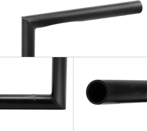 XMT-MOTO 1" Z-Bars Handlebar Fit For Harley Yamaha Chopper Cruisers Bobber Matte Black in Saudi Arabia