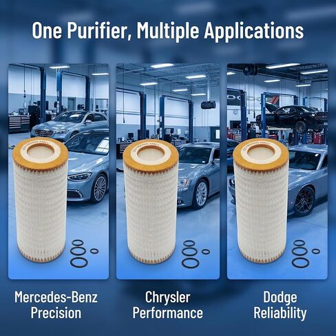 فلتر زيت AMCC متوافق مع مرسيدس بنز C230/240/250/280/300/32 AMG/320/350/43 AMG/55 AMG، E280/300/320/350/430/500/55 AMG/550 0001802609 in Kuwait