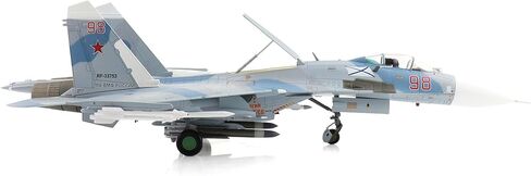 هواية ماستر | نسخة طبق الأصل من الطائرات العسكرية بمقياس 1:72 | Su-27P Flanker B Red 98/RF-33753، البحرية الروسية، 2020 (إعادة الإصدار يقتصر على 100 قطعة) | الموديل HA6019 in Kuwait