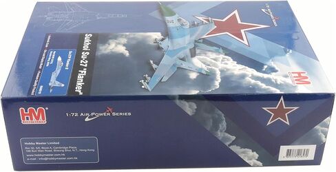 هواية ماستر | نسخة طبق الأصل من الطائرات العسكرية بمقياس 1:72 | Su-27P Flanker B Red 98/RF-33753، البحرية الروسية، 2020 (إعادة الإصدار يقتصر على 100 قطعة) | الموديل HA6019 in Kuwait