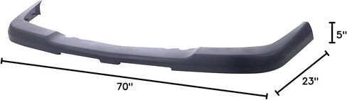 CarPartsDepot Front Upper Bumper Trim Cap Compatible with Chevrolet 2002-2006 Avalanche 1500 2500 & 2003-2007 Silverado 1500 2500 Classic GM1051110 15139805 in Kuwait