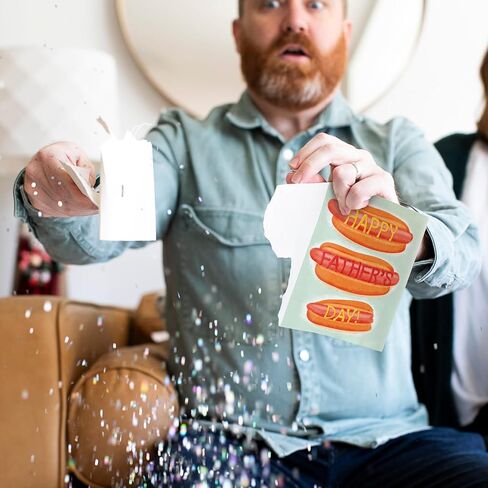 Joker Greeting Loooping Dad Father's Day Card with glitter in Saudi Arabia