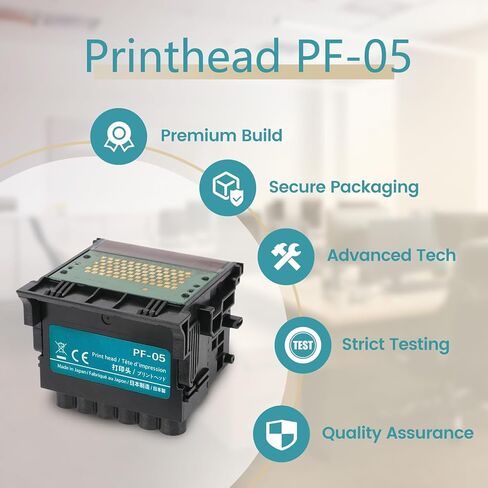 PF-05 PF05 Print Head Printhead Compatible with Canon iPF6300, iPF6300S, iPF6350, iPF6400, iPF6400S, iPF6400SE, iPF6450, iPF8300, iPF8300S, iPF8400, iPF8400S, iPF9400 Replacement (PF 05) in Kuwait