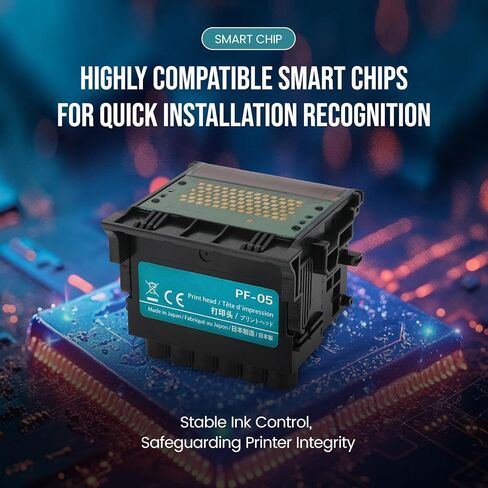 PF-05 PF05 Print Head Printhead Compatible with Canon iPF6300, iPF6300S, iPF6350, iPF6400, iPF6400S, iPF6400SE, iPF6450, iPF8300, iPF8300S, iPF8400, iPF8400S, iPF9400 Replacement (PF 05) in Kuwait