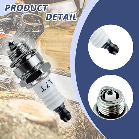3Pcs L7T Spark Plugs Compatible with 36cc 43cc 47cc 49cc 52cc 2-Stroke Small Engine Chainsaw Trimmer Lawnmower Blower Brushcutter Champion RCJ6Y RCJ7Y Spark Plug in Saudi Arabia