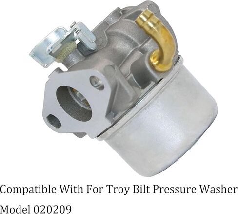 Compatible with Fits for Troy Bilt Pressure Washer Model 020209 Carburetor, for Troy-bilt Pressure Washer Parts, for Troy bilt Pressure Washer Model 020208 in Saudi Arabia