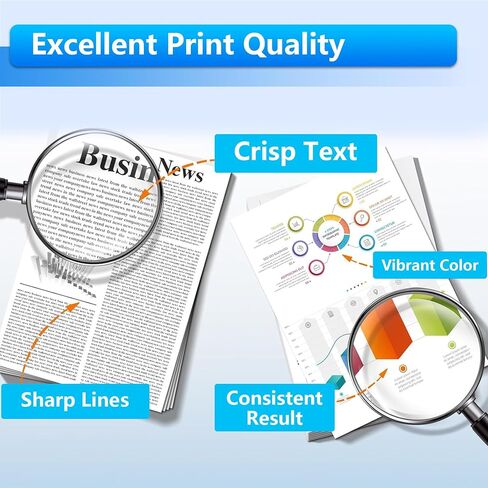 LC30134PKS High-Yield Color Ink Cartridges 4-Pack, Up to 400 Pages per Cartridge, Includes Black, Cyan, Magenta and Yellow - Replacement for Brother MFC-J491DW MFC-J497DW MFC-J895DW MFC-J690DW Printer in Saudi Arabia