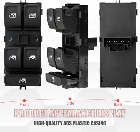5G0959857D Master Power Window Switch Driver Side Compatible with Atlas Cross Sport Golf SportWagen Atlas Golf Jetta e-Golf Golf R GTI Golf Alltrack Taos in Kuwait