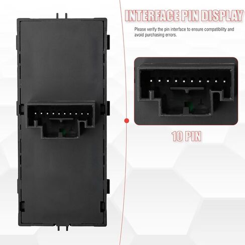 5G0959857D Master Power Window Switch Driver Side Compatible with Atlas Cross Sport Golf SportWagen Atlas Golf Jetta e-Golf Golf R GTI Golf Alltrack Taos in Kuwait