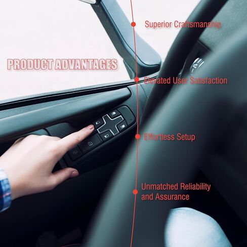 5G0959857D Master Power Window Switch Driver Side Compatible with Atlas Cross Sport Golf SportWagen Atlas Golf Jetta e-Golf Golf R GTI Golf Alltrack Taos in Kuwait