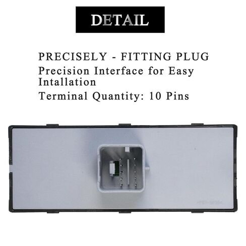 Master Driver Power Window Switch Compatible with 2005-2014 Volkswagen Jetta Passat Rabbit GTI CC Tiguan Golf Front Left Side 5ND959857 5K4959857 1K4959857 in Kuwait